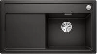 BLANCO ZENAR 5 S | Granitsp&uuml;le aus SILGRANIT schwarz | Einbauart: Einbau von Oben 