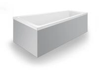 Duravit Trapez-Badewanne No. 1 150x80x46cm, EB-Version, 1 RS li, wei&szlig;
