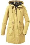 G.I.G.A. DX Damen Casual Softshell Parka mit Kapuze, Gebranntes Gelb, 38