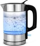 ProfiCook&reg; Wasserkocher Edelstahl | 1 Liter | beleuchtet | Wasserkocher klein 