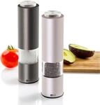 AdHoc elektrische Salz- und Pfefferm&uuml;hlen eMill.3 im 2er-Set &ndash; Light Grey & Dark