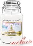 Yankee Candle Duftkerze | Gro&szlig;e Snow Globe Wonderland Duftkerze im Glas | Snow Globe