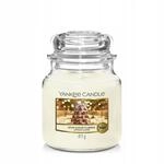Yankee Candle Klassisches mittelgro&szlig;es Glas gesponnene Zuckermehl