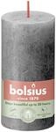 Bolsius Rustik Stumpenkerze St&uuml;rmisch Grau 100/50mm