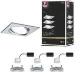 Paulmann 93456 LED Einbauleuchte Nova Coin Basisset schwenkbar eckig 84x84 mm...
