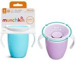 Munchkin Miracle 360&deg;-Trinkbecher f&uuml;r Babys und Kleinkinder, 2er-Set, BPA-frei, mit