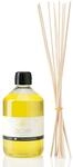 Raumduft Nachf&uuml;ll-Set &bdquo;Zitrone 500 ml inkl. 10 Rattan-St&auml;bchen - Duft&ouml;l mit