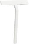 Zone Denmark Rim Duschabzieher mit Halter, 23 x 22 cm, Wei&szlig;