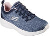 Skechers Damen Sneaker, 38 EU, Blau