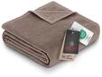 Ibena Porto xl Decke 220x240 cm &ndash; Baumwollmischung weich, warm & waschbar,