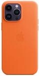 Apple iPhone 14 Pro Max Leder Case mit MagSafe - Orange ​​​​​​​