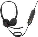 Jabra Engage 40 kabelgebundenes Stereo-Headset mit Inline Anrufsteuerung,