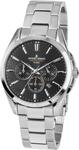 JACQUES LEMANS Herrenuhr Derby Metallband massiv Edelstahl Chronograph 1-1945D