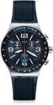 Swatch HerrenArmbanduhr Chronograph Quarz Gummi YVS454