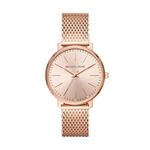Michael Kors Damenuhr Pyper, 38 mm Geh&auml;usegr&ouml;&szlig;e, Dreizeigerwerk, Edelstahlarmband