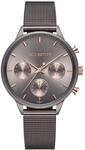 PAUL HEWITT Armbanduhr Damen Everpuls Grey Metallic Mesh- Damen Uhr in Grey Metallic