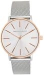 Armani Exchange Uhr f&uuml;r Damen , Dreizeiger Uhrwerk, 36mm Silbernes Edelstahlgeh&auml;use