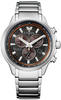 Citizen Herren Analog Eco-Drive Uhr mit Super Titanium Armband AT2470-85H