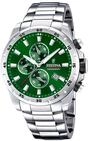 Festina Herren Uhr Analog aus Edelstahl 316L - Quarzwerk - Chronograph - Kalender -
