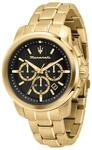 Maserati Herrenuhr, Successo Kollektion, mit Chronograph, aus Edelstahl und...