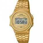 Casio Unisex Quartz Armbanduhr, 38.80mm Geh&auml;usegr&ouml;&Atilde;&Yuml;e mit Gold digital