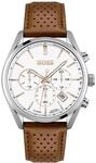 BOSS Chronograph Quarz Uhr f&uuml;r Herren Kollektion Champion mit Hell-Braunes