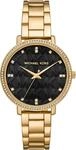 Michael Kors Damen Quartz Armbanduhr, 39.00mm Geh&auml;usegr&ouml;&Atilde;&Yuml;e mit schwarz analog