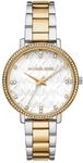 Michael Kors Damen Pyper Uhr, Quarzwerk mit DREI Zeigern, mit Edelstahl- oder
