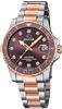 JAGUAR Woman Collection Model J871/2 Watch, 34mm Brown case with Steel Bronze Strap
