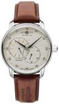 Zeppelin Herrenuhr mit Lederband Serie New Captain&rsquo;s Line Automatik 24 Stunden