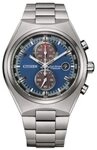 Citizen Super Titanio 7090 Chronograph Watch Blue Background CA7090-87L