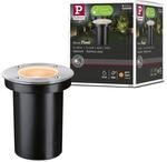 Paulmann LED Bodeneinbauleuchte Goldlicht Edelstahl 2200K | Insektenfreundliches