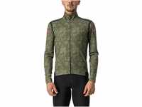 CASTELLI Men's Perfetto Ros Long Sleeve Jacket, Militärgrün/leichte Militär, L