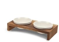Wolters | Doppelnapf Gohan teak | 0,2 l