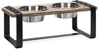 Designed by Lotte Karinto, Dinerset Hund, Holz/Metall, Inkl. 2 Napfen