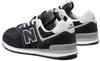 New Balance Herren 574 Sneaker, Black White, 38 EU
