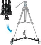 SIRUI DT-06 Professional Heavy Duty Video Tripod Dolly - Leichtg&auml;ngige und...