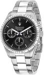 Maserati Herrenuhr, Competizione Kollektion, aus Edelstahl, mit Edelstahl-Armband -