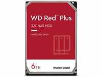 WD Red Plus interne Festplatte NAS 6 TB (3,5 Zoll, Workload-Rate 180 TB/Jahr,...