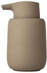 blomus Seifenspender -SONO- 250 ml aus Keramik | Handseifenspender in Braun |...