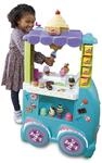 Play-Doh Kitchen Creations Gro&szlig;er Eiswagen, Spielset mit 27 Accessoires, 12 Dosen