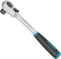 Hazet HiPer Feinzahn-Umschaltknarre, kurz 916HPK, Chrom-Vanadium, verchromt | Abtrieb