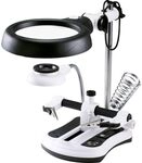 TOOLCRAFT WLL-108 LED Lupenleuchte I Dimmbar I Vergr&ouml;&szlig;erungsfaktor 10x I...