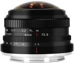 7artisans 4mm F2.8 kreisf&ouml;rmiges Fisheye-Objektiv, 225 &deg; Ultraweitwinkel,