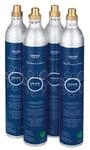 GROHE Blue, 4x 425g CO2-Flaschen f&uuml;r bis zu je 60l Sprudelwasser (lebensmittelechtes