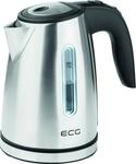 ECG RK 1050 Edelstahl Wasserkocher, 1.0 Liter