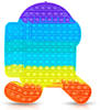 Bubble Pop Trend Spielzeug Push It Pop Fidget Toy Anti Stress Rainbow...