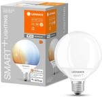 LEDVANCE Smarte LED-Lampe mit Wifi Technologie, Sockel E27, Dimmbar, Lichtfarbe