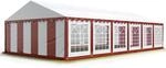 TOOLPORT Party-Zelt Festzelt 6x12 m Garten-Pavillon -Zelt PVC Plane 700 N in