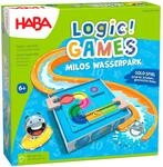 HABA Logic! Games Milo's Wasserpark: Logikspiel & Schiebepuzzle ab 6 Jahre | Smartes